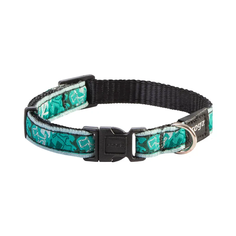 Rogz Halsband Fancy Dress Mint Dog Black Lage Kosten