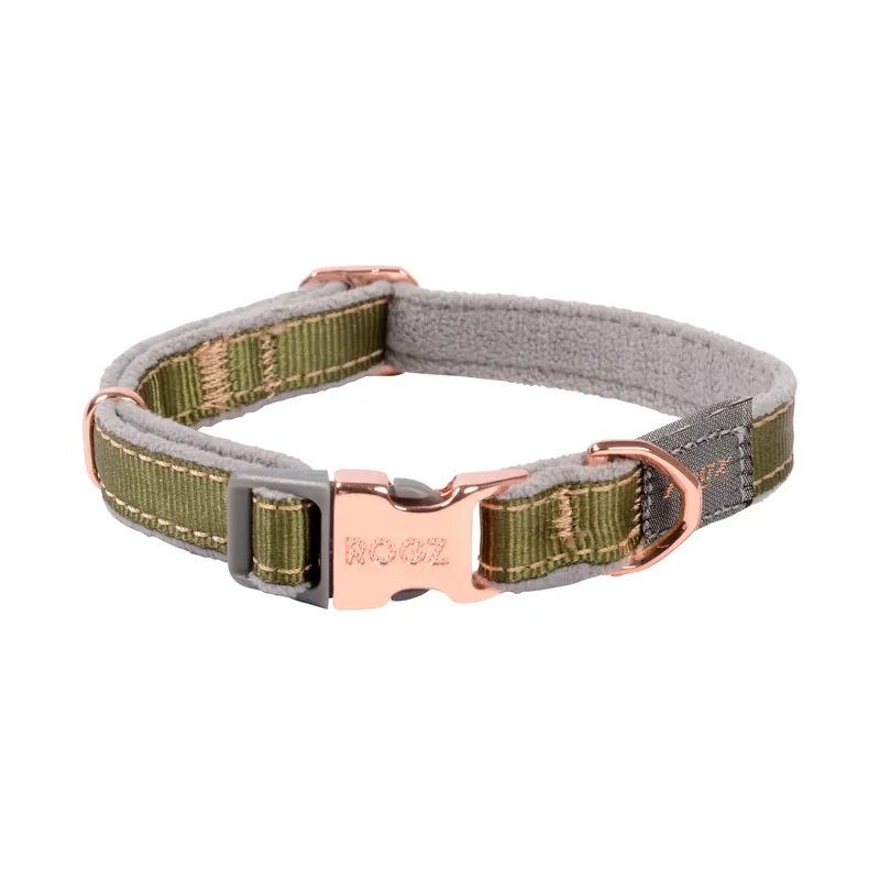 Hoge Kwaliteit Rogz Halsband Urban Olive Twist