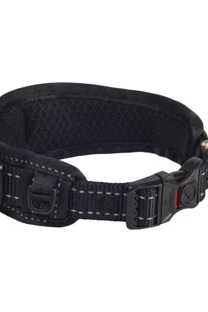 Rogz Halsband Utility Gevoerd Zwart Populair