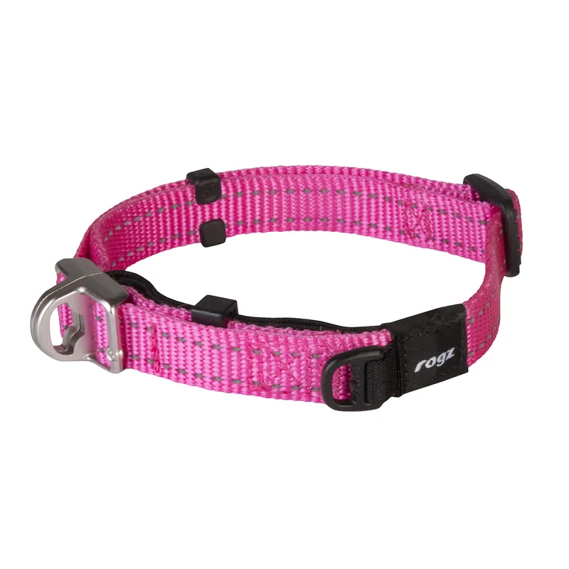 Veilige Betaling Rogz Halsband Utility Safety Roze