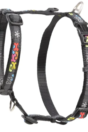 Rogz Hondentuig Fancy Dress Multi Bone Black Korting
