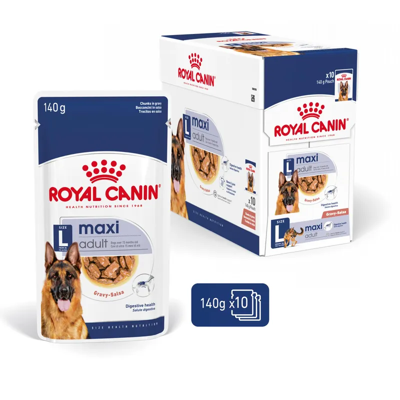Uitverkoop Royal Canin Hondenvoer Maxi Adult 10 x 140 gr