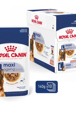 Royal Canin Hondenvoer Maxi Ageing 10 x 140 gr Snelle Levering