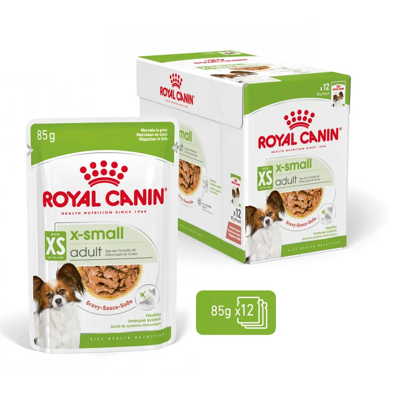 Royal Canin Hondenvoer X-Small Adult 12 x 85 gr Finale Uitverkoop