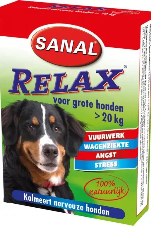 Premium Sanal Relax grote hond > 20 kg 15 tabletten