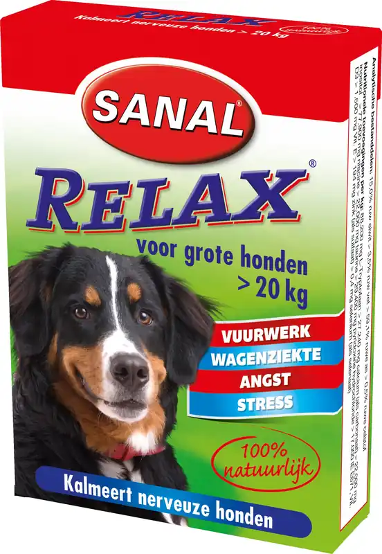 Premium Sanal Relax grote hond > 20 kg 15 tabletten