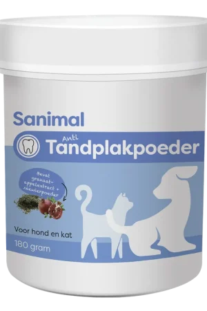 Koop Vandaag Sanimal Anti-Tandplakpoeder 180 gr