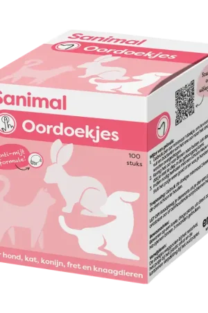 Sanimal Oordoekjes 100 st Snelle Levering