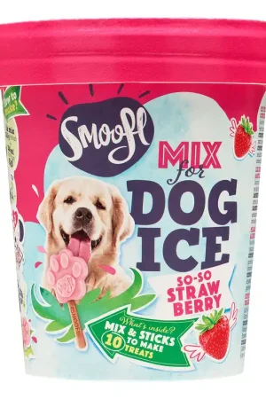 Uitverkoop Smoofl Aardbeien Mix voor Hondenijsjes 160 gr