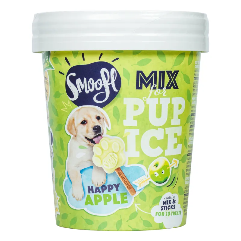 Smoofl Appel Mix voor Puppyijs 160 gr Uitverkoop