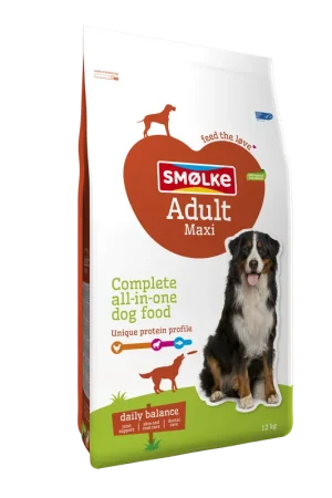 Beperkte Voorraad Smølke hondenvoer Adult Maxi 12 kg