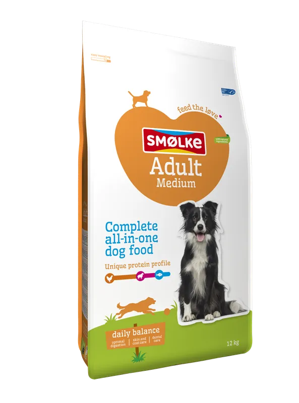 Smølke hondenvoer Adult Medium 12 kg Snelle Levering