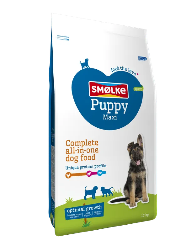 Veilige Betaling Smølke hondenvoer Puppy Maxi 12 kg