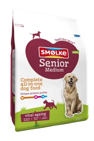 Fabrieksprijs Smølke hondenvoer Senior Medium 3 kg
