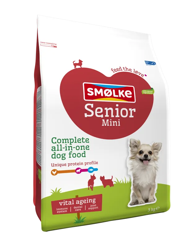 Koop Vandaag Smølke hondenvoer Senior Mini 3 kg