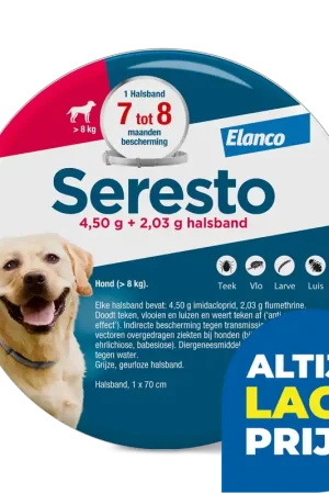 Seresto band voor grote honden Direct Verzonden