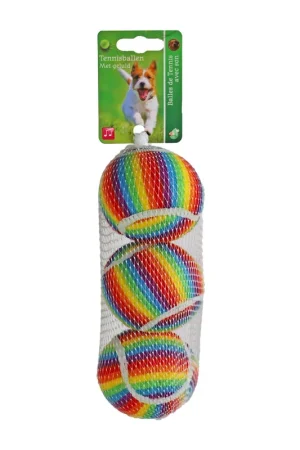 Weekendaanbieding Tennisbal Rainbow M 3 st