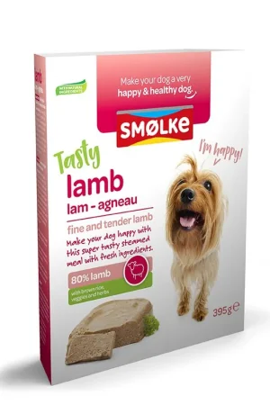 Smølke hondenvoer Vers Gestoomd Lam 395 gr Betaalbaar