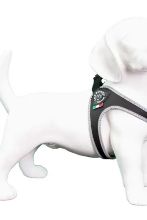 Tre Ponti hondentuig Fibbia Reflective zwart Bestseller