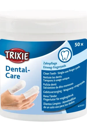 TRIXIE Dental Care Tandverzorging Vingerpads 50 st Laatste Kans