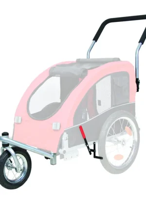 Alleen Vandaag TRIXIE joggingkit voor Hondenfietskar L zwart/rood