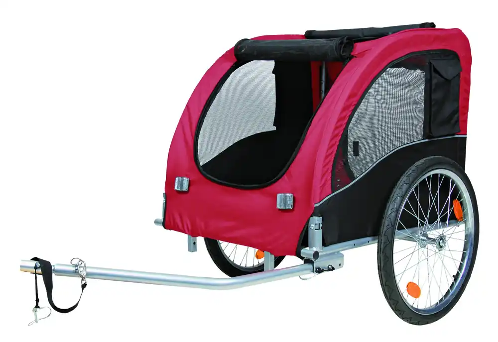 TRIXIE hondenfietskar zwart/rood Hoge Kwaliteit
