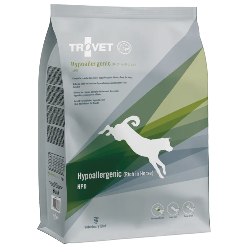 Hoge Kwaliteit Trovet Hondenvoer Hypoallergenic Horse HPD 3 kg