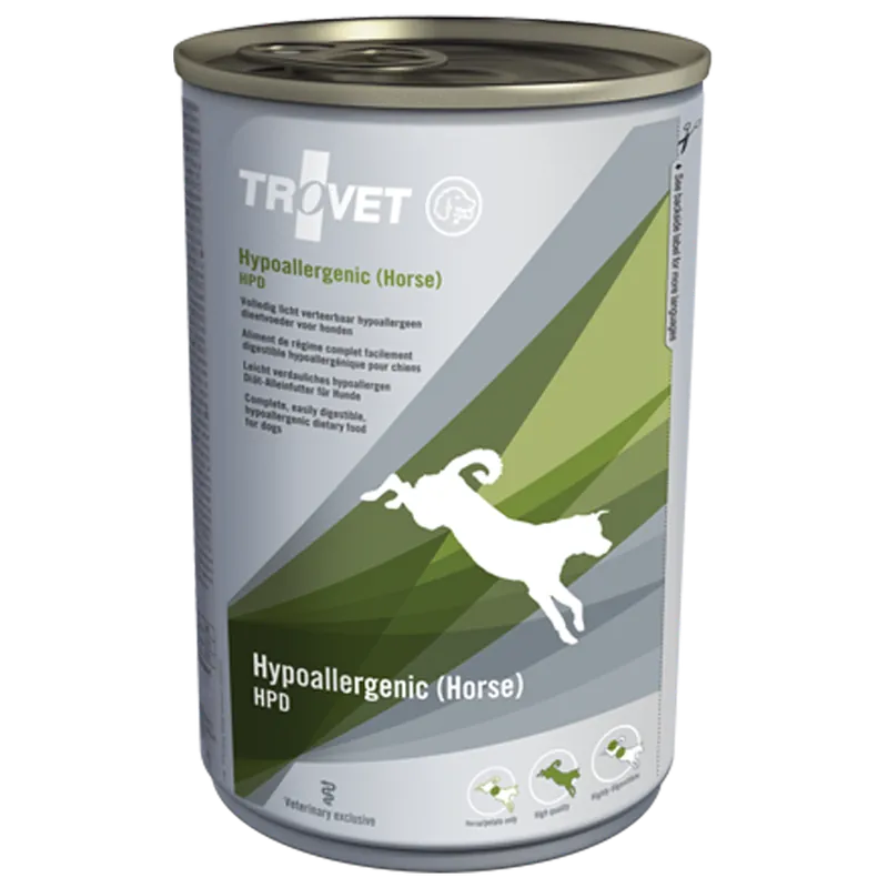 Laatste Kans Trovet Hondenvoer Hypoallergenic Horse HPD 400 gr