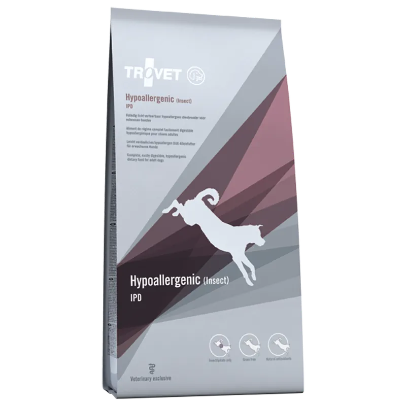 Alleen Vandaag Trovet Hondenvoer Hypoallergenic Insect IPD 3 kg