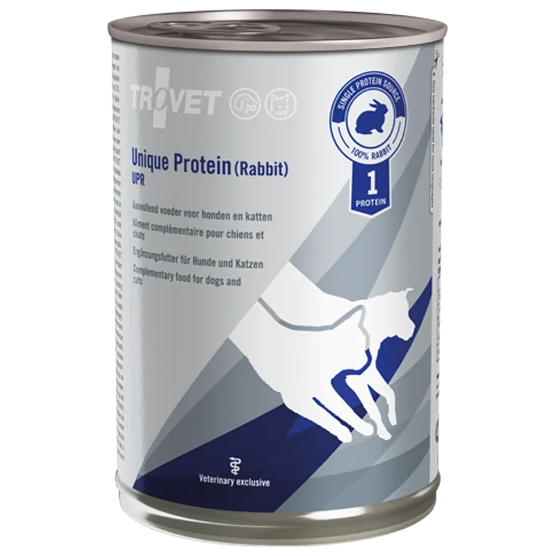 Trovet Unique Protein Rabbit UPR 400 gr Laatste Versie