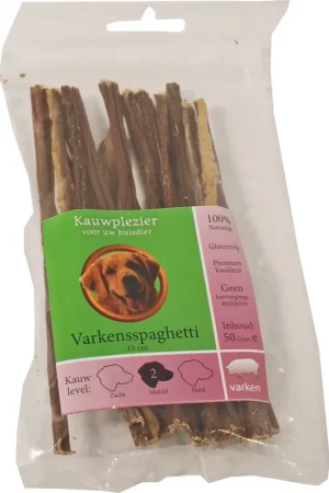 Varkensspaghetti 15 cm 50 gr Koopje