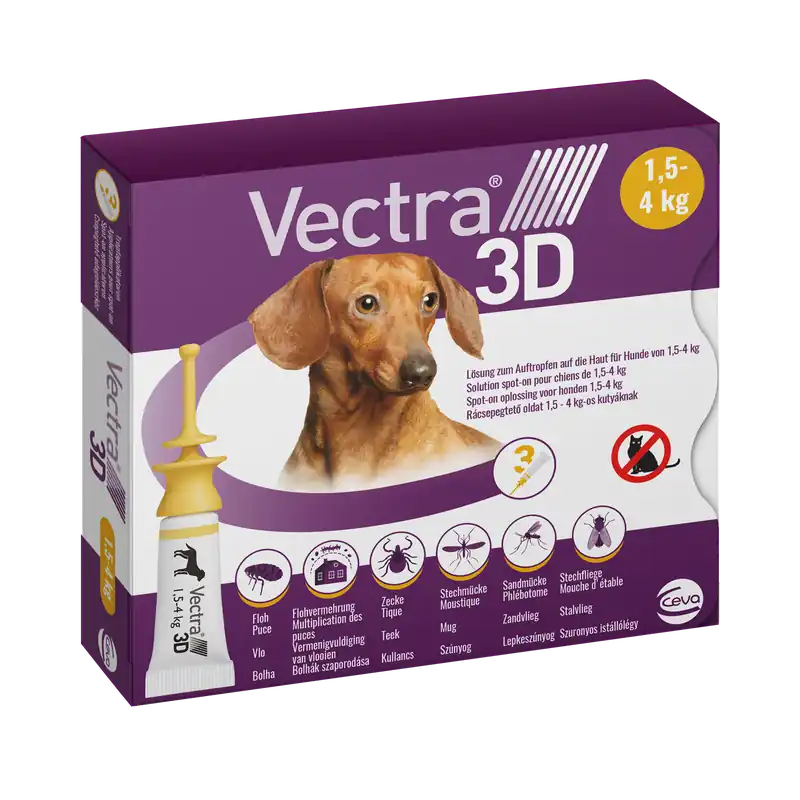 Vectra 3D XS 1,5 - 4 kg 3 Pipetten Uitverkoop