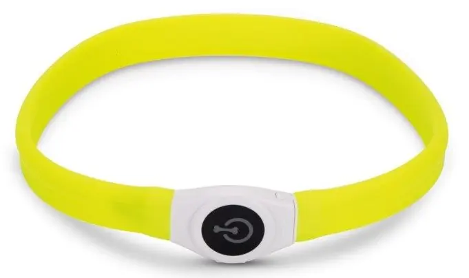 Veiligheidshalsband Glowy geel Shop Nu
