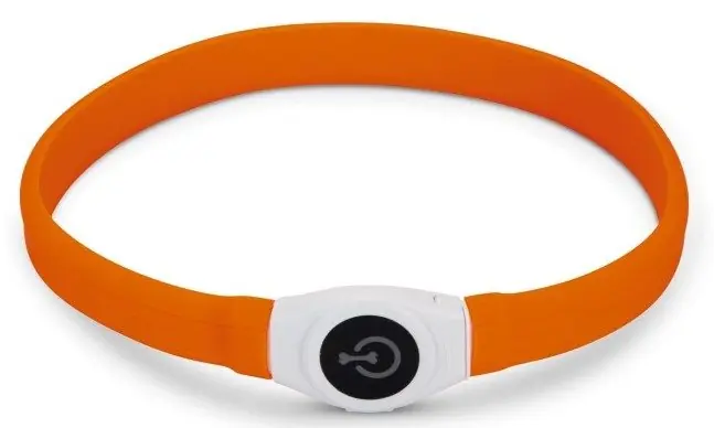 Veiligheidshalsband Glowy oranje Express Levering
