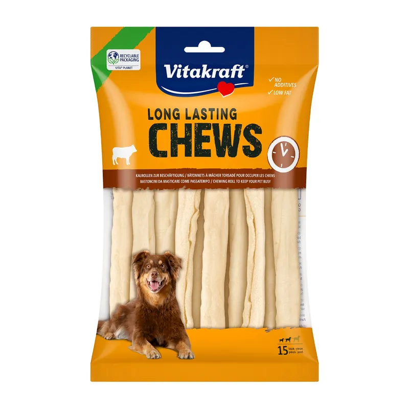 Vitakraft CHEWS Roll 15 cm 15 st Gereduceerde Prijs