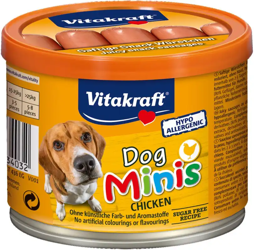 Vitakraft Dog Minis Chicken 120 gr Actieprijs
