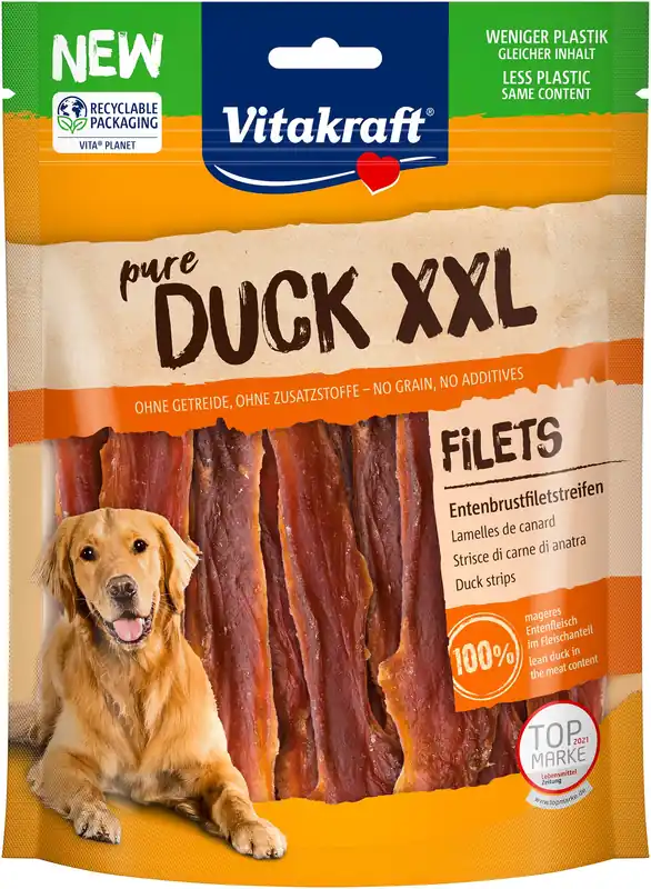 Uitverkoop Vitakraft Duck XXL Eendenvleesstrips 250 gr