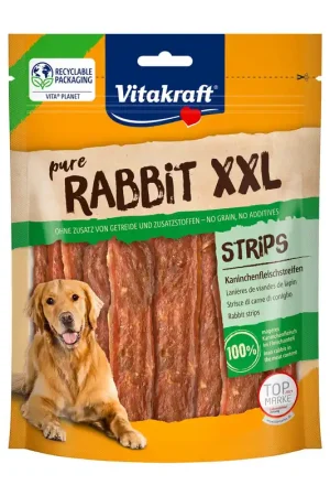 Lage Prijs Vitakraft Rabbit XXL Reepjes Konijnenvlees 250 gr