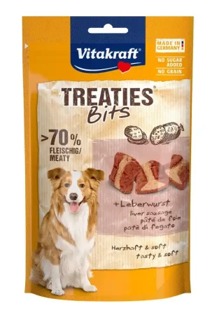 Vitakraft Treaties Bits leverworst 120 gr Meest Verkocht