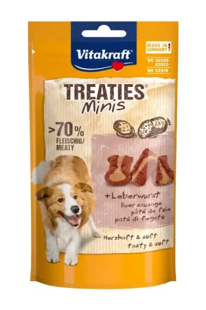 Vitakraft Treaties Minis leverworst 48 gr Korting