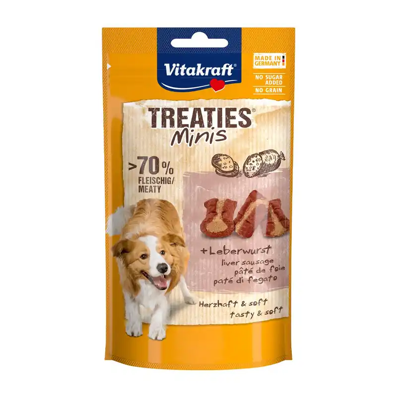 Vitakraft Treaties Minis leverworst 48 gr Korting