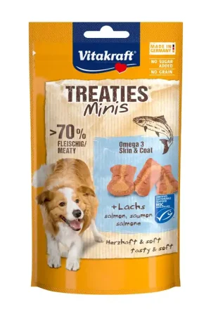 Beperkt Aanbod Vitakraft Treaties Minis zalm & omega 3 48 gr