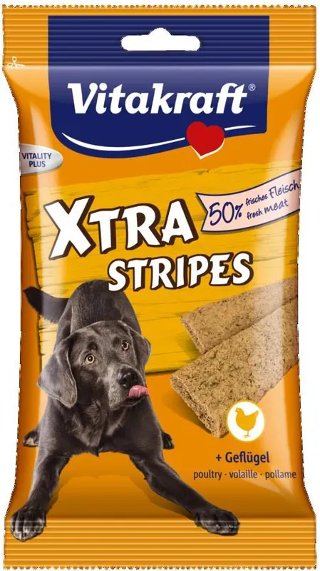 Vitakraft Xtra Stripes kip 200 gr Shop Nu