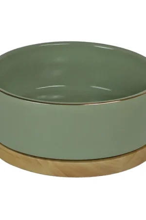 Speciale Aanbieding Voer- en Drinkbak Zeegroen 16 cm