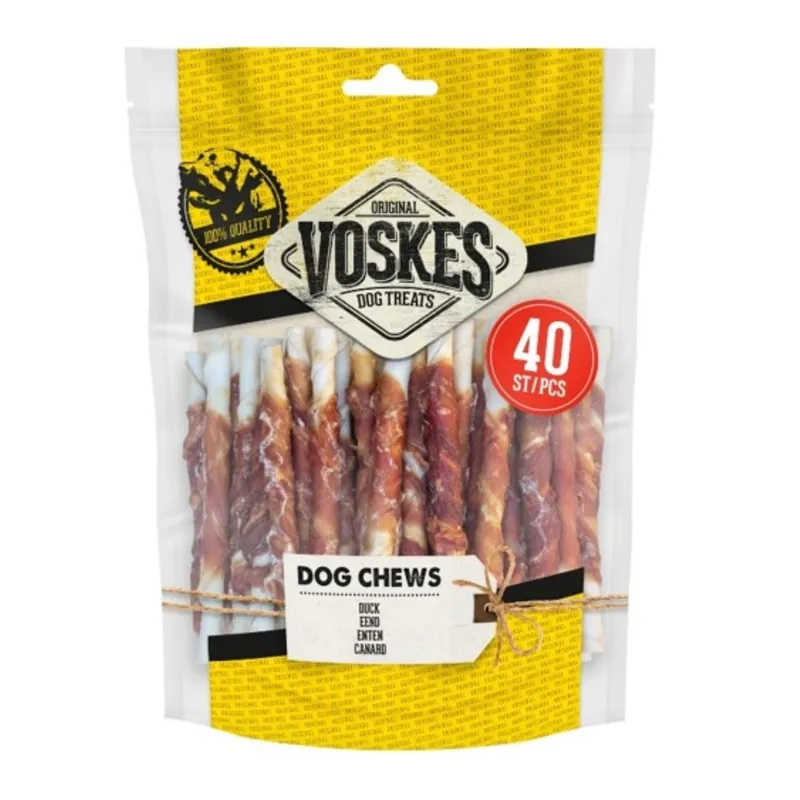 Favoriet Voskes Rawhide met Eend Twist 40 st