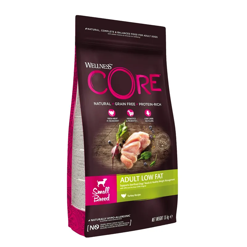 Koopje Wellness CORE hondenvoer Small Healthy Weight 1,5 kg