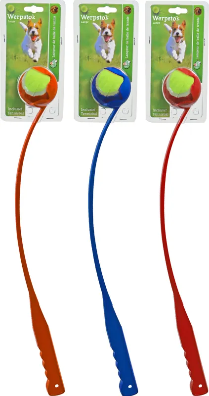 Werpstok met Tennisbal Assorti L Korting