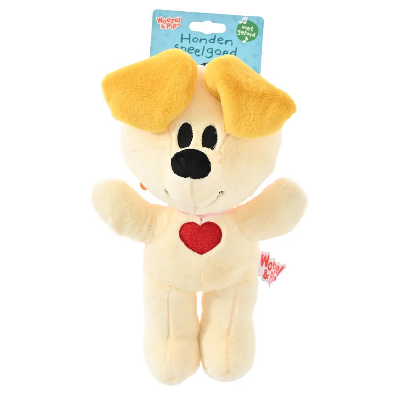 Woezel & Pip Hondenspeelgoed Pip met Touwskelet 23 cm Favoriet