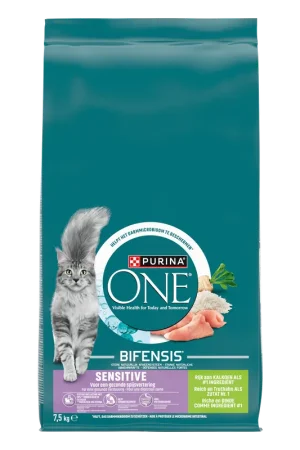 Purina One Kattenvoer Sensitive Kalkoen 7,5 kg Goedkoop