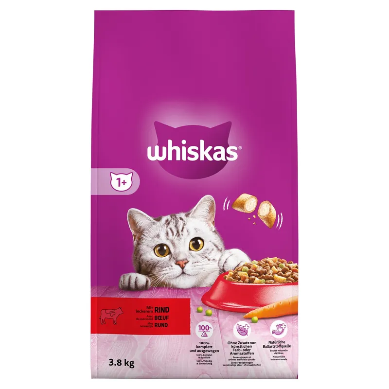 Whiskas Kattenvoer Adult Rund 3,8 kg Speciale Aanbieding